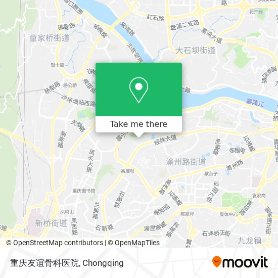 重庆友谊骨科医院 map