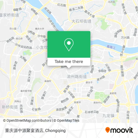 重庆源中源聚宴酒店 map