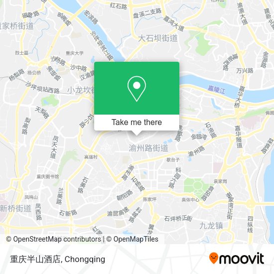 重庆半山酒店 map