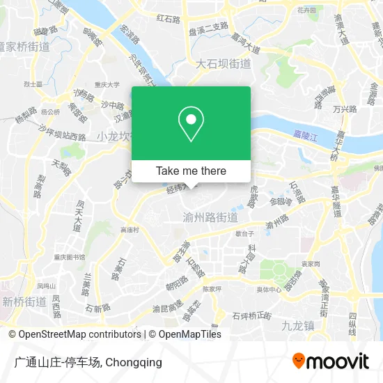 广通山庄-停车场 map