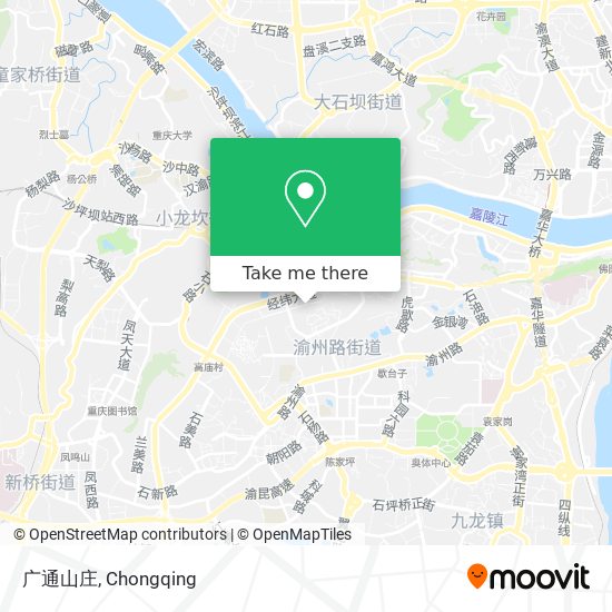 广通山庄 map