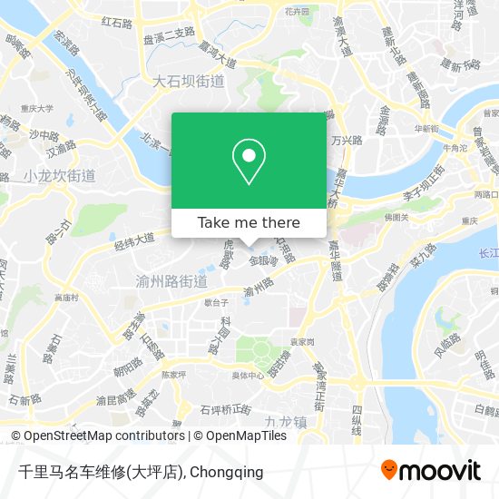 千里马名车维修(大坪店) map