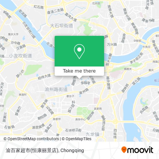 渝百家超市(恒康丽景店) map
