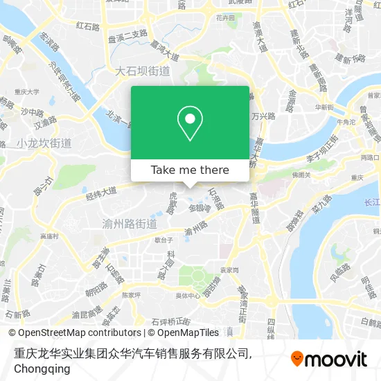重庆龙华实业集团众华汽车销售服务有限公司 map