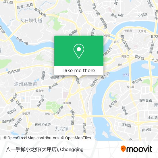 八一手抓小龙虾(大坪店) map