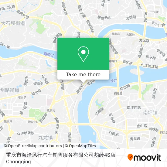 重庆市海泽风行汽车销售服务有限公司鹅岭4S店 map