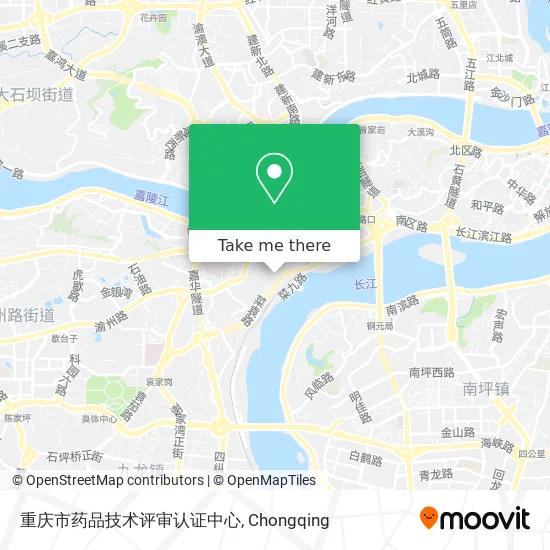 重庆市药品技术评审认证中心 map