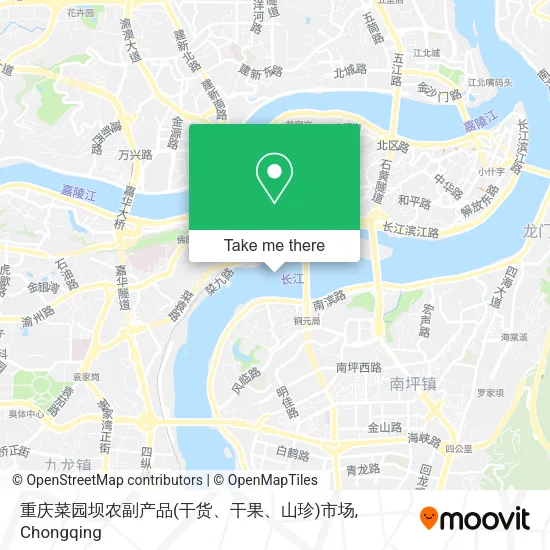 重庆菜园坝农副产品(干货、干果、山珍)市场 map