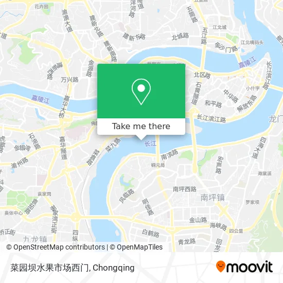 菜园坝水果市场西门 map