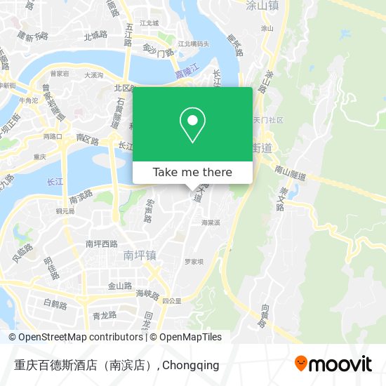 重庆百德斯酒店（南滨店） map