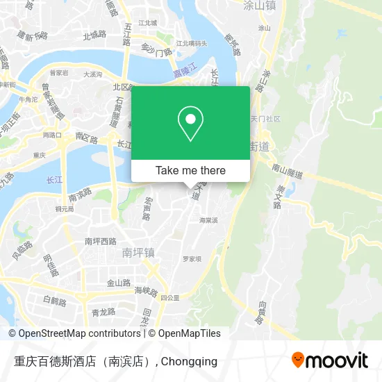 重庆百德斯酒店（南滨店） map