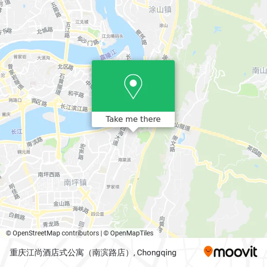 重庆江尚酒店式公寓（南滨路店） map