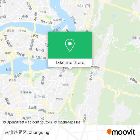 南滨路景区 map