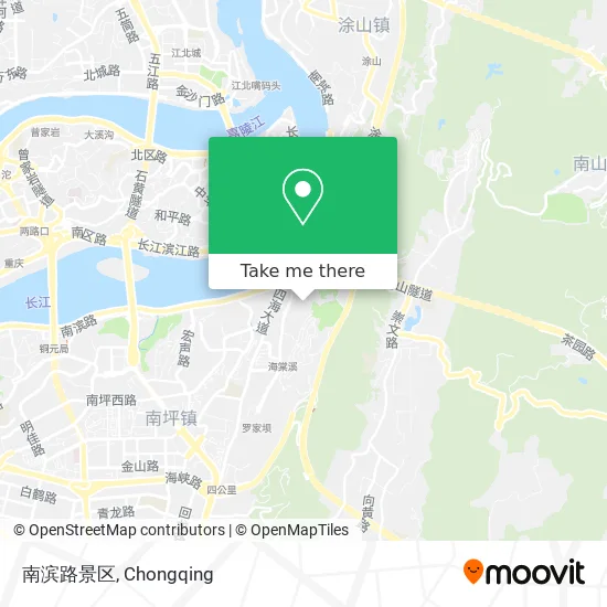 南滨路景区 map