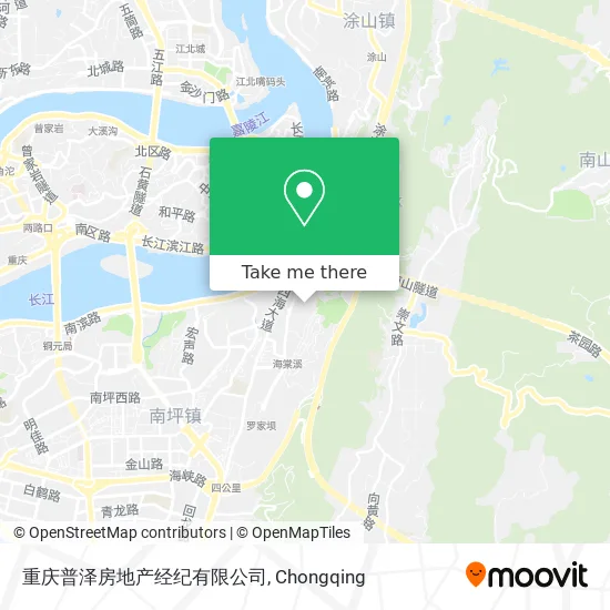 重庆普泽房地产经纪有限公司 map
