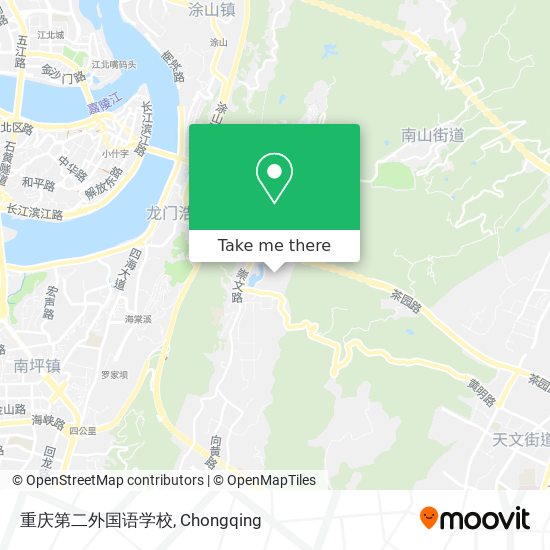 重庆第二外国语学校 map