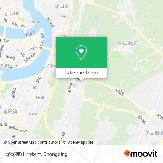 悠悠南山西餐厅 map