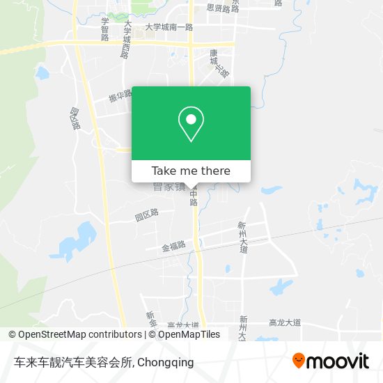 车来车靓汽车美容会所 map