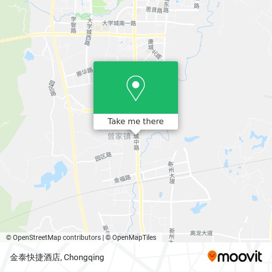 金泰快捷酒店 map