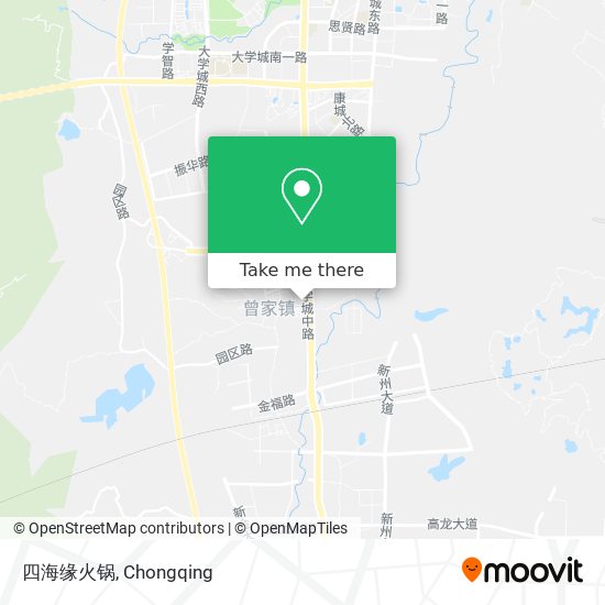 四海缘火锅 map