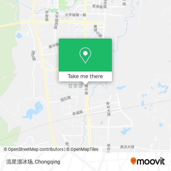 流星溜冰场 map