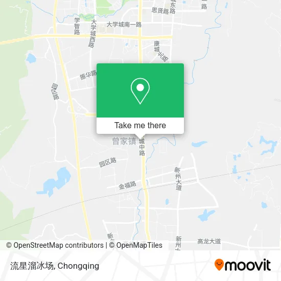 流星溜冰场 map