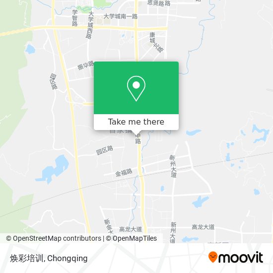 焕彩培训 map