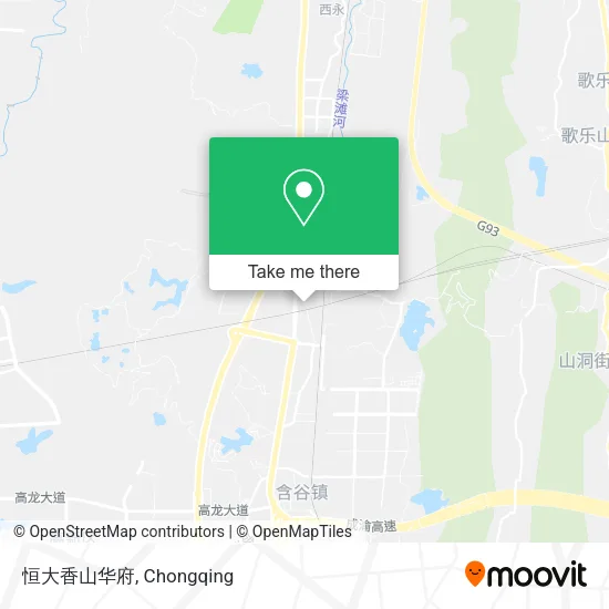 恒大香山华府 map