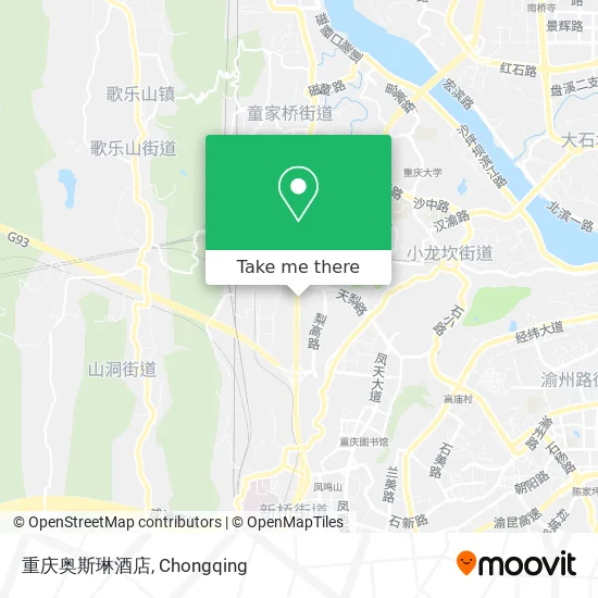 重庆奥斯琳酒店 map