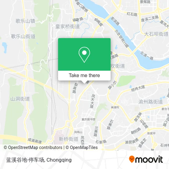 蓝溪谷地-停车场 map