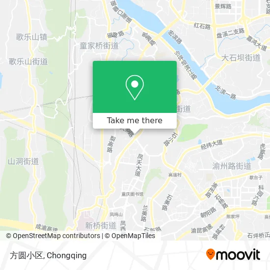 方圆小区 map