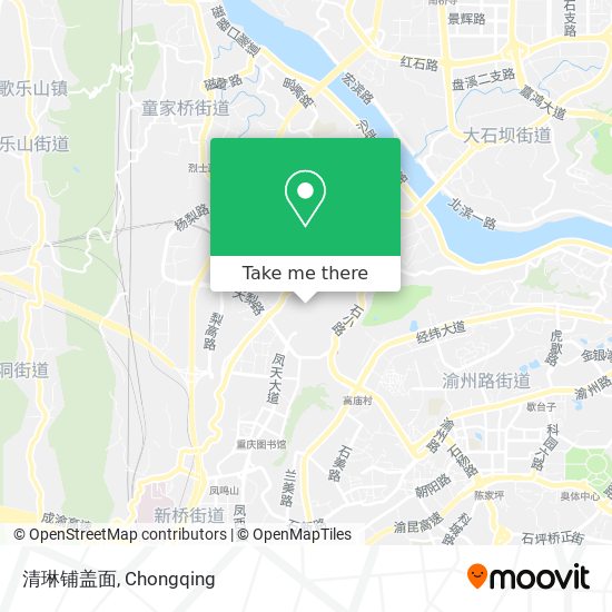 清琳铺盖面 map