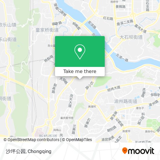 沙坪公园 map