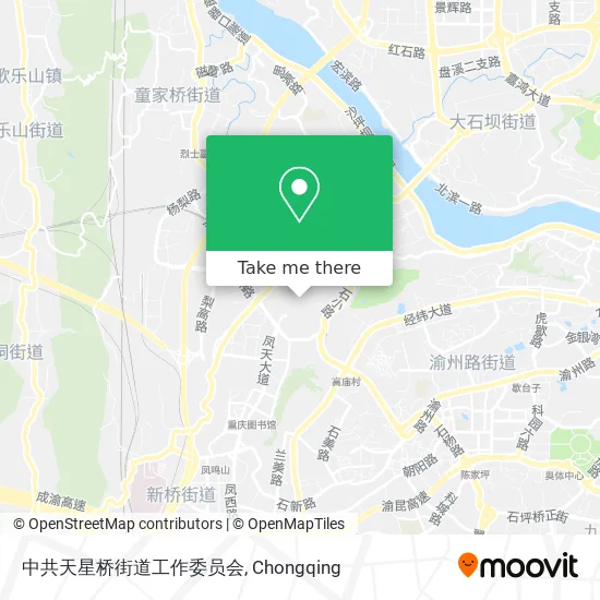 中共天星桥街道工作委员会 map