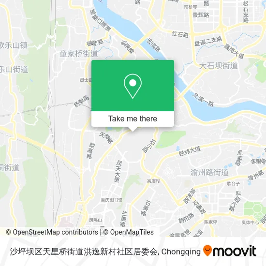沙坪坝区天星桥街道洪逸新村社区居委会 map