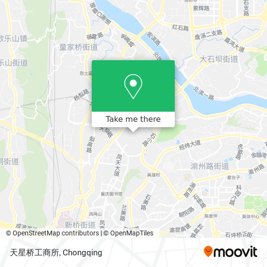 天星桥工商所 map