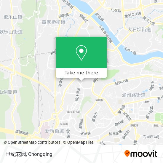世纪花园 map