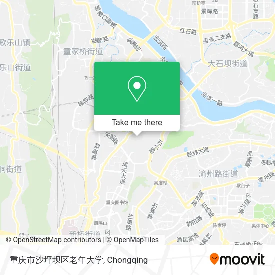 重庆市沙坪坝区老年大学 map
