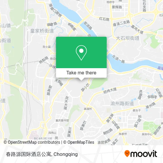 春路源国际酒店公寓 map