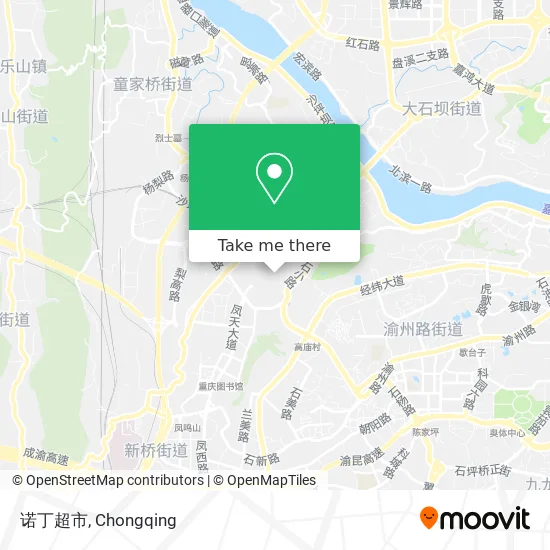 诺丁超市 map