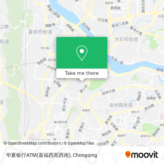 华夏银行ATM(嘉福西苑西南) map