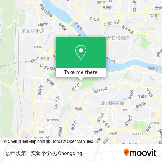沙坪坝第一实验小学校 map