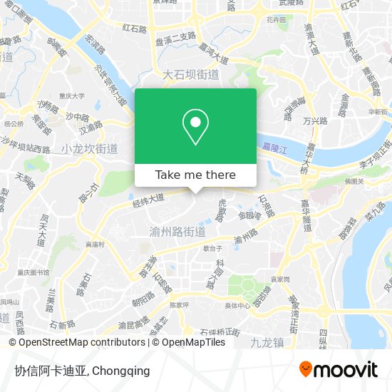 协信阿卡迪亚 map