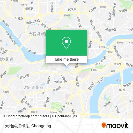 天地雍江翠湖 map