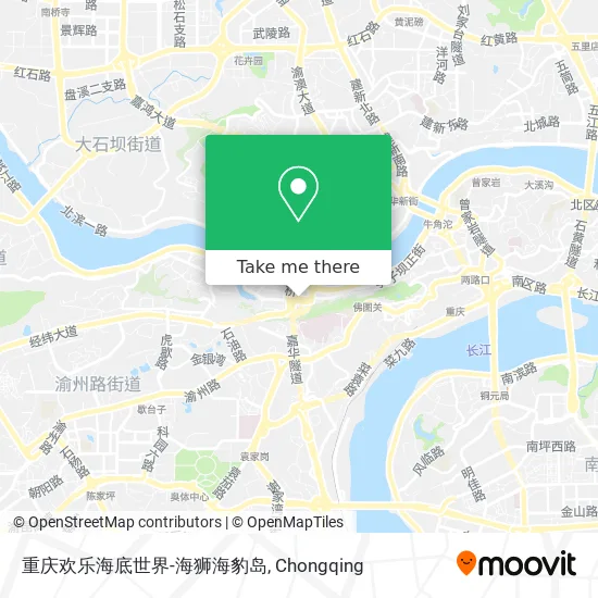 重庆欢乐海底世界-海狮海豹岛 map
