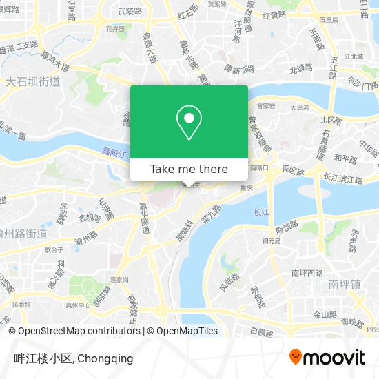 畔江楼小区 map