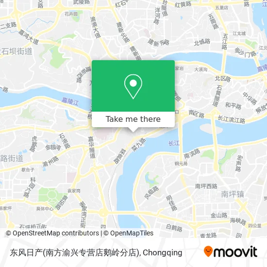 东风日产(南方渝兴专营店鹅岭分店) map