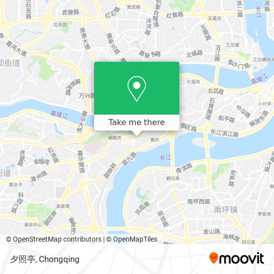 夕照亭 map