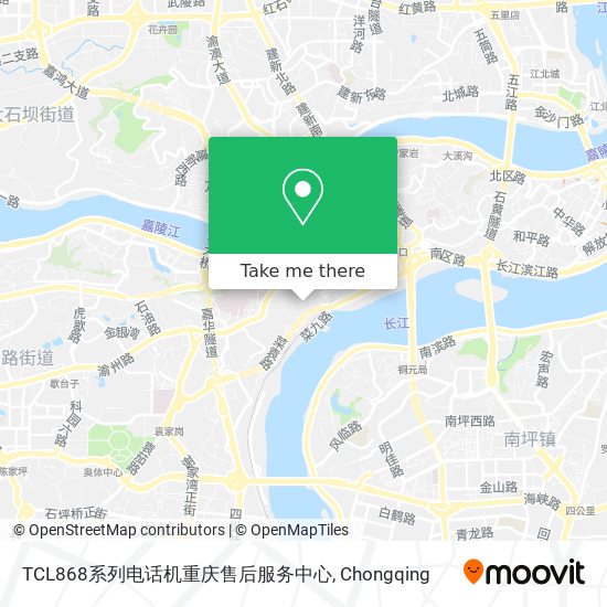 TCL868系列电话机重庆售后服务中心 map