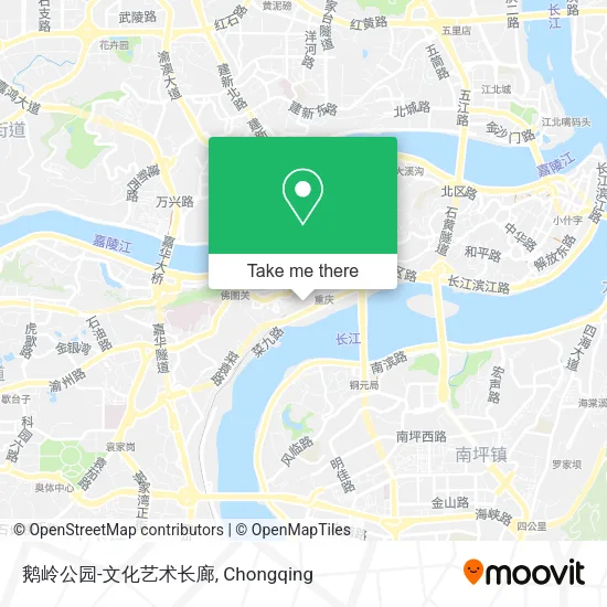 鹅岭公园-文化艺术长廊 map
